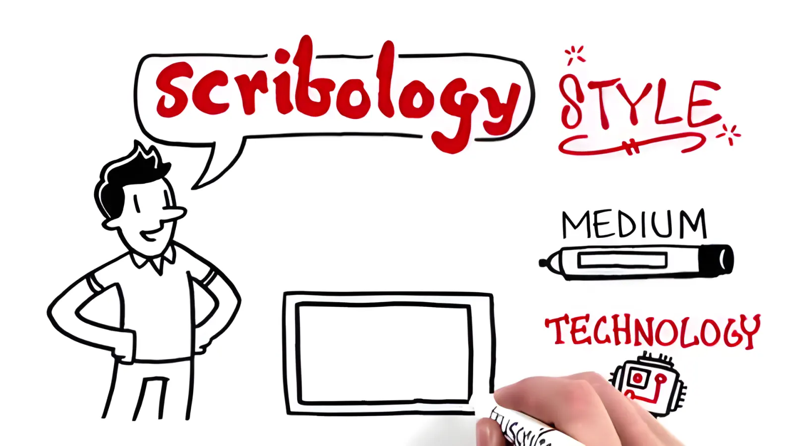 Scribology illustration: style, medium, and technology